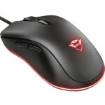 MOUSE ALAMBRICO GAMER TRUST GXT 930 JACX, 6400DPI/6 BOTONES, RGB, USB, COLOR NEGRO, 23575