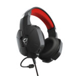 Diadema Audifono C/Microfono Gamer, Alambrico Trust Gxt 323 Carus 3.5Mm/1.2 Mts/20000Hz/Color Negro/Rojo, 23652