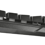 Teclado Alambrico Gamer Trust Gxt 856 Torac, LED Rgb Multicolor, Cable 1.8 M, Español, Color Negro, 23742