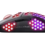 Mouse Alambrico Gamer Trust Gxt 960, 10.000Dpi, 6 Botones, Rgb, USB A, Color Negro, 23758