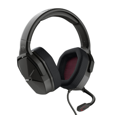 Diadema Audifono C/Microfono Gamer, Alambrico Trust Gxt 4371 Ward, 3.5Mm/1M, 20000Hz, Color Negro, 23799