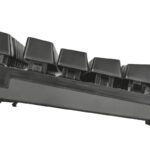 Teclado Alambrico Gamer Trust Gxt 835 Azor, LED Multicolor, Español, Color Negro, 23823