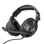 Diadema Audifono C/Microfono Gamer, Alambrico Trust Gxt 433K Pylo, 3.5 Mm/2 Mts, Color Negro/Gris, 23939