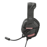 DIADEMA AUDIFONO C/MICROFONO GAMER, ALAMBRICO TRUST GXT 448 NIXXO, 3.5MM/2.5 MTS, LED, USB, COLOR NEGRO/ROJO, 24030