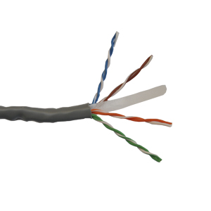 Bobina De Cable Utp Cat6+ Belden 2412 008A1000 – 305 M, Gris, Interior, Cat6+, 100 Cobre