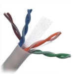 Bobina De Cable Utp Cat6+ Belden 2412 009A1000 - 305 M, Blanco, Interior, 100 Cobre