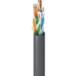 Bobina De Cable Cat6 Utp Belden 2412 010A1000, Forro Pvc Negro, Cmr 4 Pares, 350 Mhz, Calibre 23 Awg, 305Mts