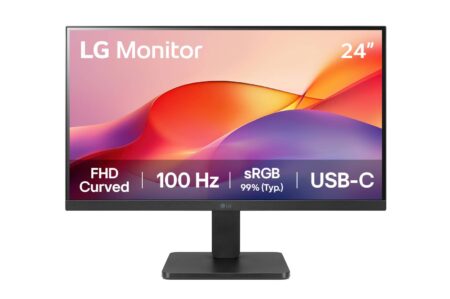 Mon LG 23.8 (24U421A-B) FHD Curvo 100Hz