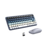 KIT TECLADO Y MOUSE INALAMBRICO UGREEN 25179, USB, BLUETOOTH, ESPAÑOL, AZUL