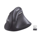 Mouse Inalambrico Ugreen Vertical 25444/2.4G & Bluetooth/5 Botones Silenciosos/4000 Dpi/Conecta 3 Dispositivos Simultaneamente/Clic Silencioso