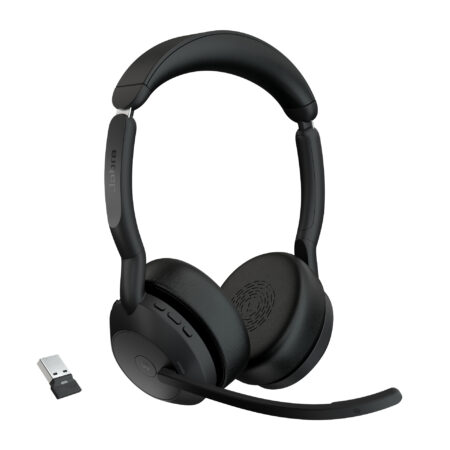 Diadema Audifono C/Microfono Evolve2 55 Ms Stereo Inalambrico Jabra 25599-999-999 Bluetooth/USB A/C/Color Negro