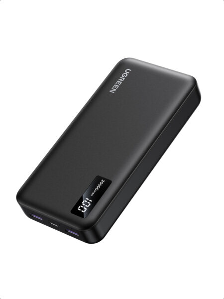 Power Bank Ugreen 25683 20000Mah/22.5W/1Xusb-C/2Xusb-A/Proteccion Integrada/Material Ignifugo/Ul94 V-0/Fpc /Afc/Spc/Pps