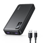 Power Bank Ugreen 25683 20000Mah/22.5W/1Xusb-C/2Xusb-A/Proteccion Integrada/Material Ignifugo/Ul94 V-0/Fpc /Afc/Spc/Pps