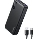 Power Bank Ugreen 25683 20000Mah/22.5W/1Xusb-C/2Xusb-A/Proteccion Integrada/Material Ignifugo/Ul94 V-0/Fpc /Afc/Spc/Pps