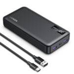 Power Bank Ugreen 25683 20000Mah/22.5W/1Xusb-C/2Xusb-A/Proteccion Integrada/Material Ignifugo/Ul94 V-0/Fpc /Afc/Spc/Pps