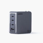 Cargador Ugreen 25876 160W Serie Nexode Pro/4 Puertos De Carga Rapida/3 USB-C/1 USB-A/Pd3.1 De 140W/Qc4.0/Tecnologia De Proteccion Termica/Optimiza La Carga/Caja De Aluminio/Incluye Cable