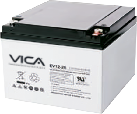 Batería De Reemplazo Vica 12V/26A - Tipo De Acumulador: Plomo/Paquete Sellado Libre De Mantenimiento - Tiempo De Vida Útil 5 Años Aprox -