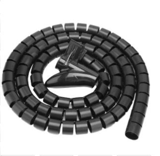Organizador De Cables – En Tubo Brobotix 263533, Organizador, Plástico, Negro, 150 Cm