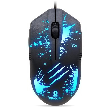 Mouse Basico Negro USB Brobotix Rgb Xplotion