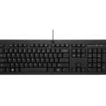 TECLADO ALAMBRICO HP 125, USB, COLOR NEGRO, 266C9AA#ABM