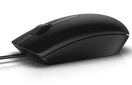 Mouse Dell Ms116 – Negro, USB, Óptico