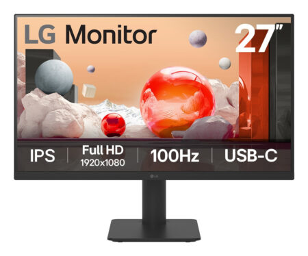 MONITOR 27″ LG 27MS570B-B LED/FULL HD/PANEL IPS/100HZ/HDMI/USB-C/65W/COLOR NEGRO