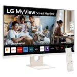 MONITOR 27" LG 27SR50F-W MYVIEW, LCD/FULL HD/PANEL IPS/60HZ/HDMI/BOCINAS INTEGRADAS/COLOR BEIGE