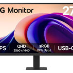 Monitor 27" LG 27U631A-B LCD/IPS/HDMI/USB-C/5 Ms/QHD 2560X1440/Negro