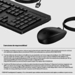Kit De Teclado Y Mouse HP 225 Alambrico, Negro, 286J4Aaabm