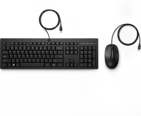HP Combinación De Mouse Y Teclado Con Cable 225