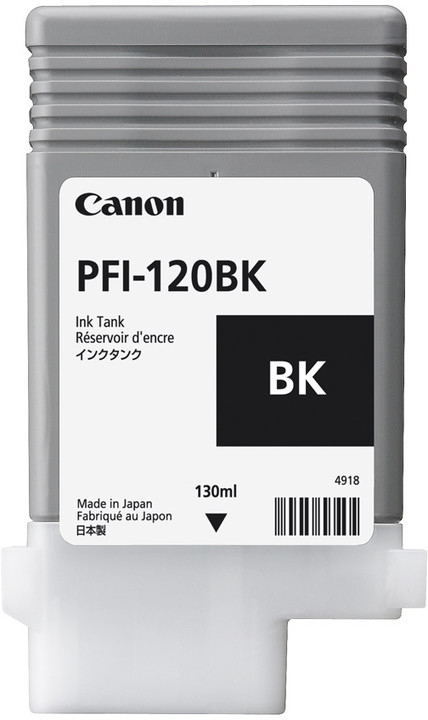Tanque De Tinta Canon Pfi-120 Negro 130Ml, 2885C001Aa