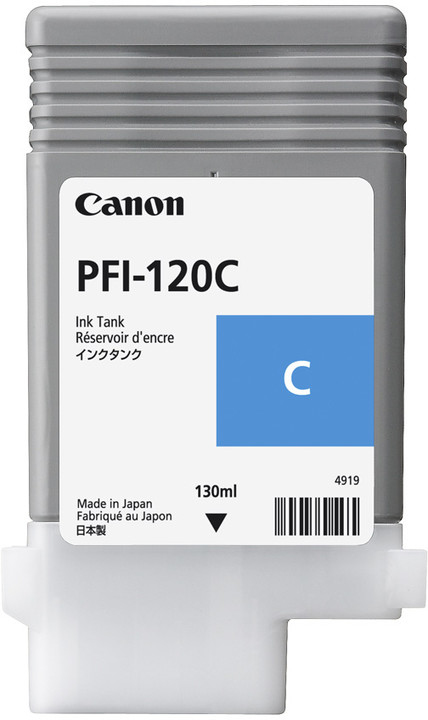 Tanque De Tinta Canon Pfi-120 Cyan 130Ml, 2886C001Aa