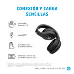 Diadema Audifono C/Microfono HP Headset 500 Bluetooth Negro, 2J875Aaabl