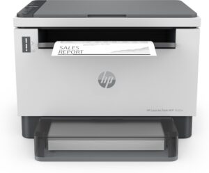 HP LaserJet Tank 1602w Conexiones inalámbricas Multifunction Blanco y negro Impresora, Copiadora, escáner
