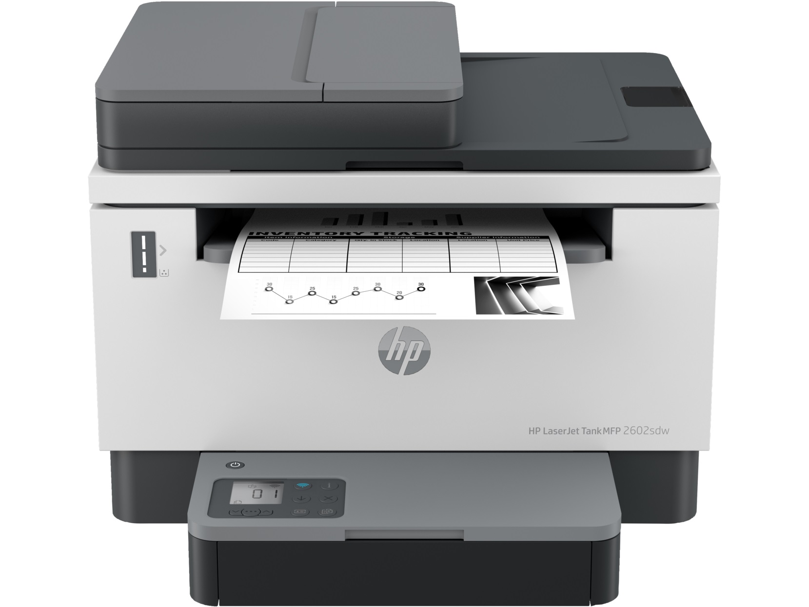 Hp Laserjet Tank 2602sdw Conexiones Inalámbricas Multifunction Blanco Y Negro Impresora, Copiadora, Escáner; Doble Cara