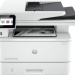 HP LaserJet Pro 4103dw Conexiones inalámbricas Multifunction Blanco y negro Impresora, Copiadora, escáner; Doble cara