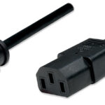 Cable De Alimentación Estándar Para Pc Manhattan, Macho/Hembra 1,8 M, Negro.