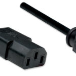 Cable De Alimentación Estándar Para Pc Manhattan, Macho/Hembra 1,8 M, Negro.