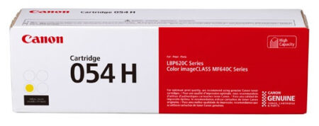 Toner 054 H Yellow Rendimiento De 2.300 Pags Compatible Con Lbp