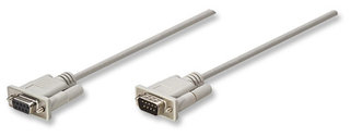 Cable Extension Serial Db9 M-H De 1.8Metros Manhattan 304238