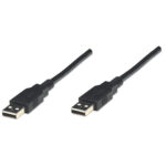 Cable USB Manhattan V2.0 A Macho-A Macho 1.8Mts 306089