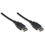 Cable USB Manhattan V2.0 A Macho-A Macho 1.8Mts 306089