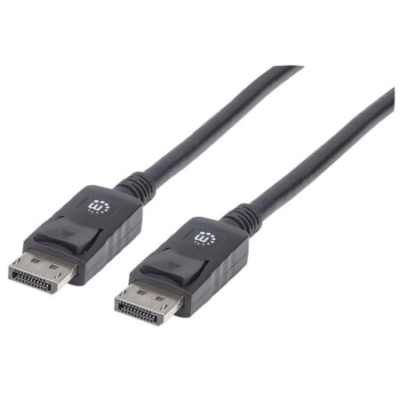 306935 Cable Displayport Macho A Displayport Macho, Blindado, Negro, 1 M; Resolucion 4k A 60hz,