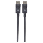 306935 Cable Displayport Macho A Displayport Macho, Blindado, Negro, 1 M; Resolucion 4K A 60Hz,