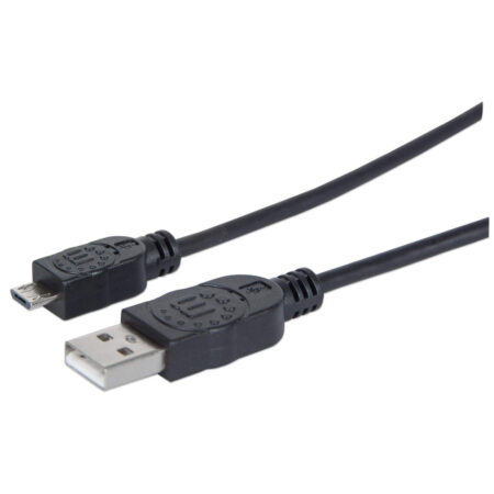 307178 Cable Usb A A Micro-b De Alta Velocidad, 1.8m Color Negro.