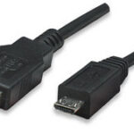 307178 Cable USB A A Micro-B De Alta Velocidad, 1.8M Color Negro.