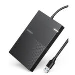 CARCASA DE DISCO DURO 2.5'' UGREEN 30719 COMPATIBLE CON SATA I II III, HDD, SSD DE HASTA 6TB, USB 2.0, NEGRO