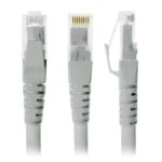 Cable De Red - Cat6, 2 Mts, Rj-45, Rj-45, 100 Cobre, Macho/Macho, Contactos C/Baño De Oro, Gris, 308200 Brobotix
