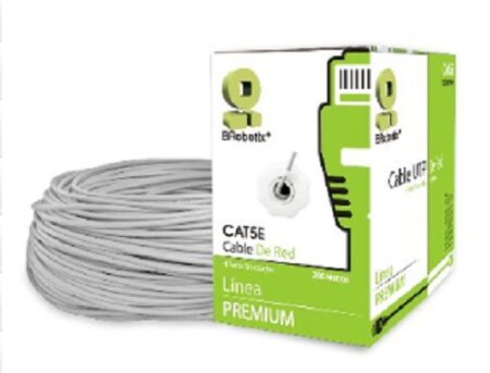 Bobina Utp – Cat5E, 200 Mts, Interior, Gris, Cca, Brobotix 308201