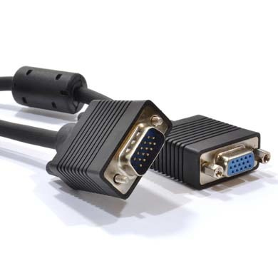 Cable Monitor Svga Brobotix 309610 – VGA, VGA, Negro